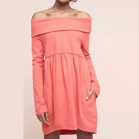 Anthropologie Dresses & Skirts - NWT Anthropologie Off Shoulder Cotton Pocket Dress